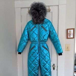 Snowsuit - Serhio Parrero metallic teal